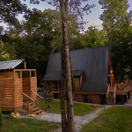 Valhalla Cabins Aframes With Hot Tubs & Sauna Cosby Exterior photo