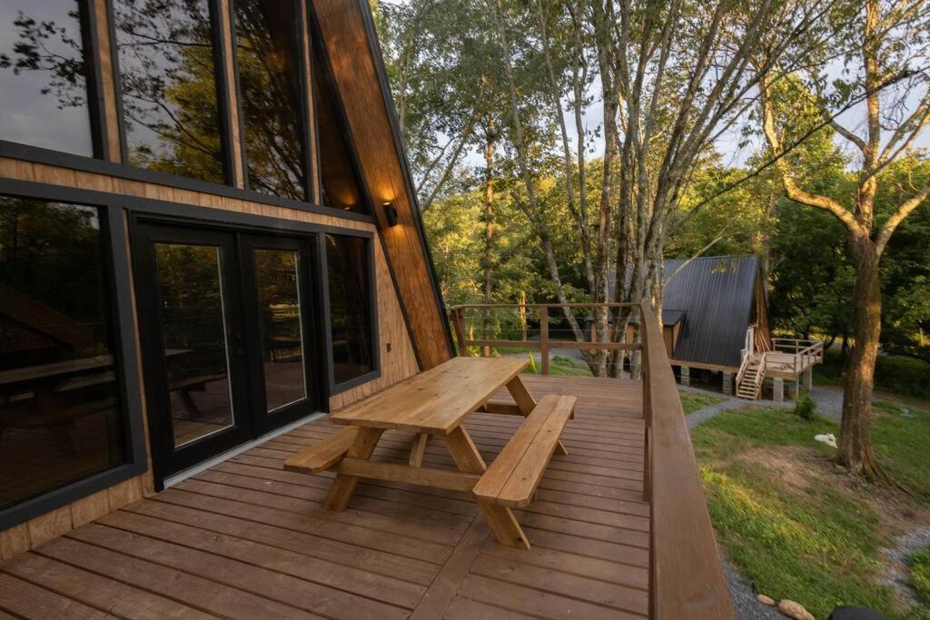 Valhalla Cabins Aframes With Hot Tubs & Sauna Cosby Exterior photo